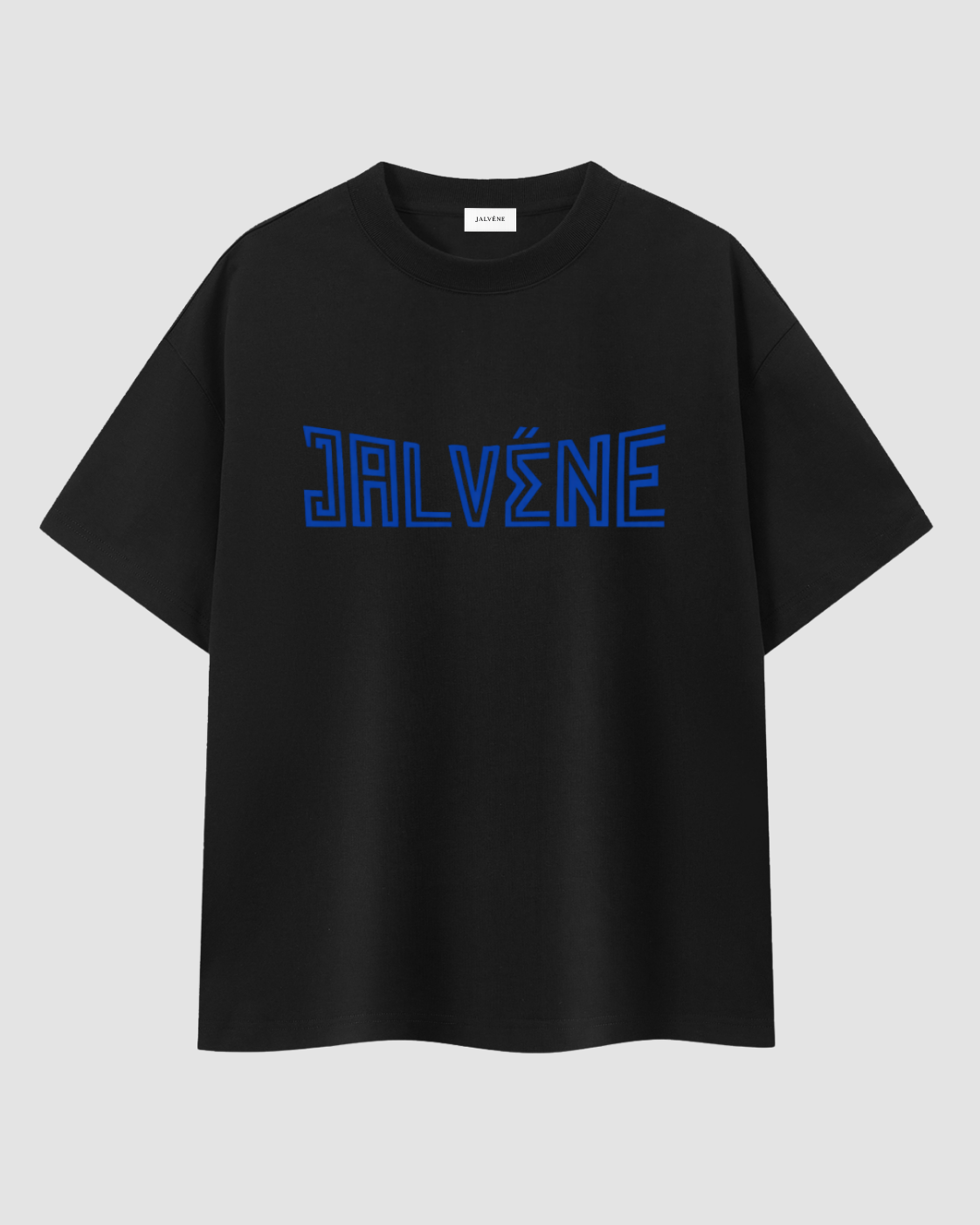 MYKONOS — t-shirt oversize architecture grecque JALVÈNE, coloris Noir Encre