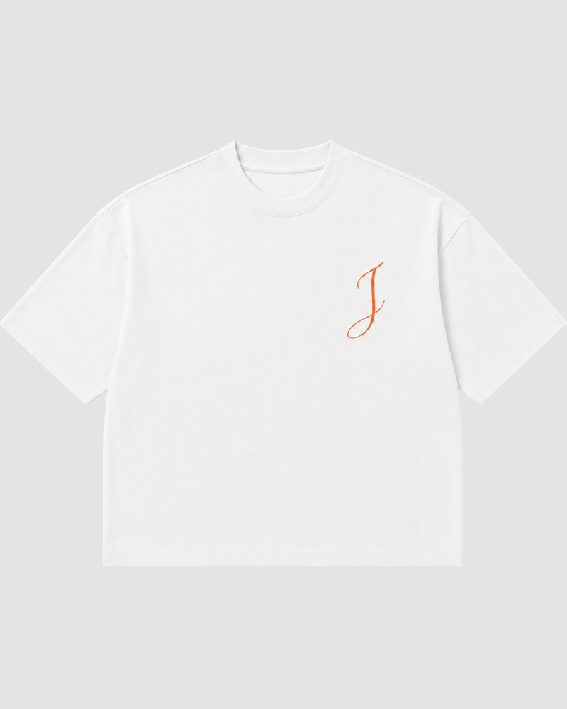 LA RUE — T-shirt Oversize Blanc Manifesto Streetwear