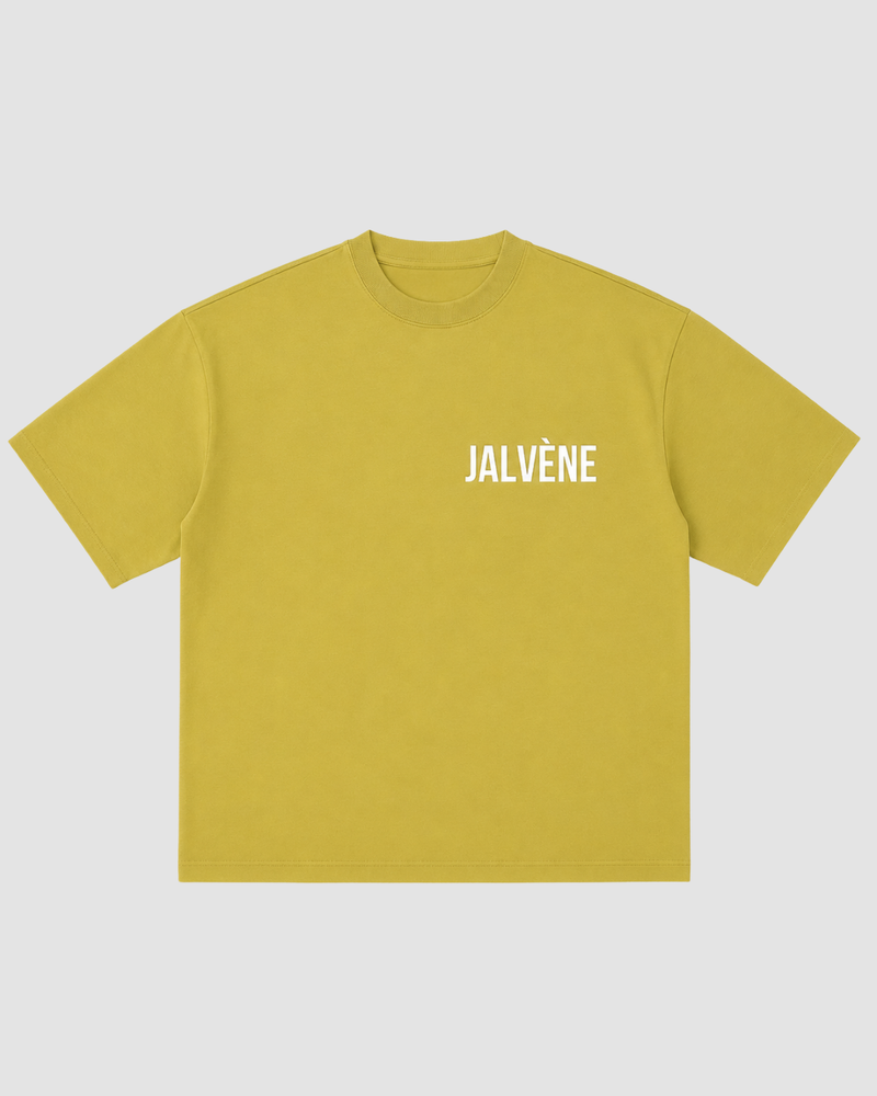LE SOLEIL — T-shirt Oversize Jaune Signature