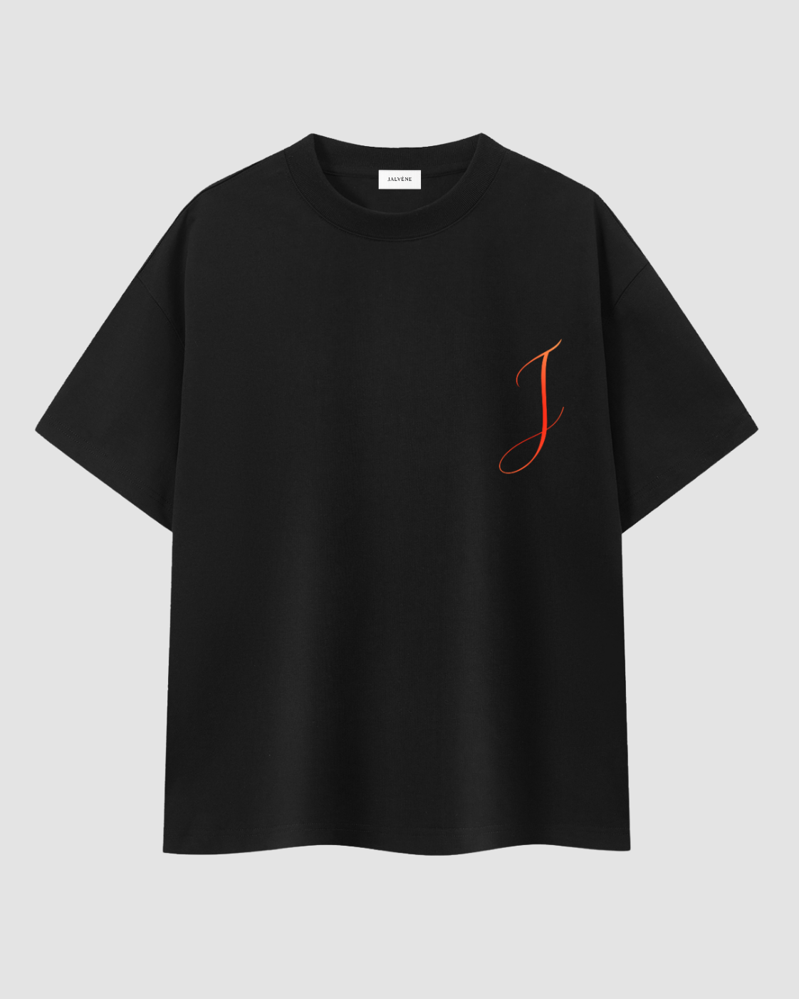 LA RUE — t-shirt oversize blanc manifesto JALVÈNE, coloris Noir Encre