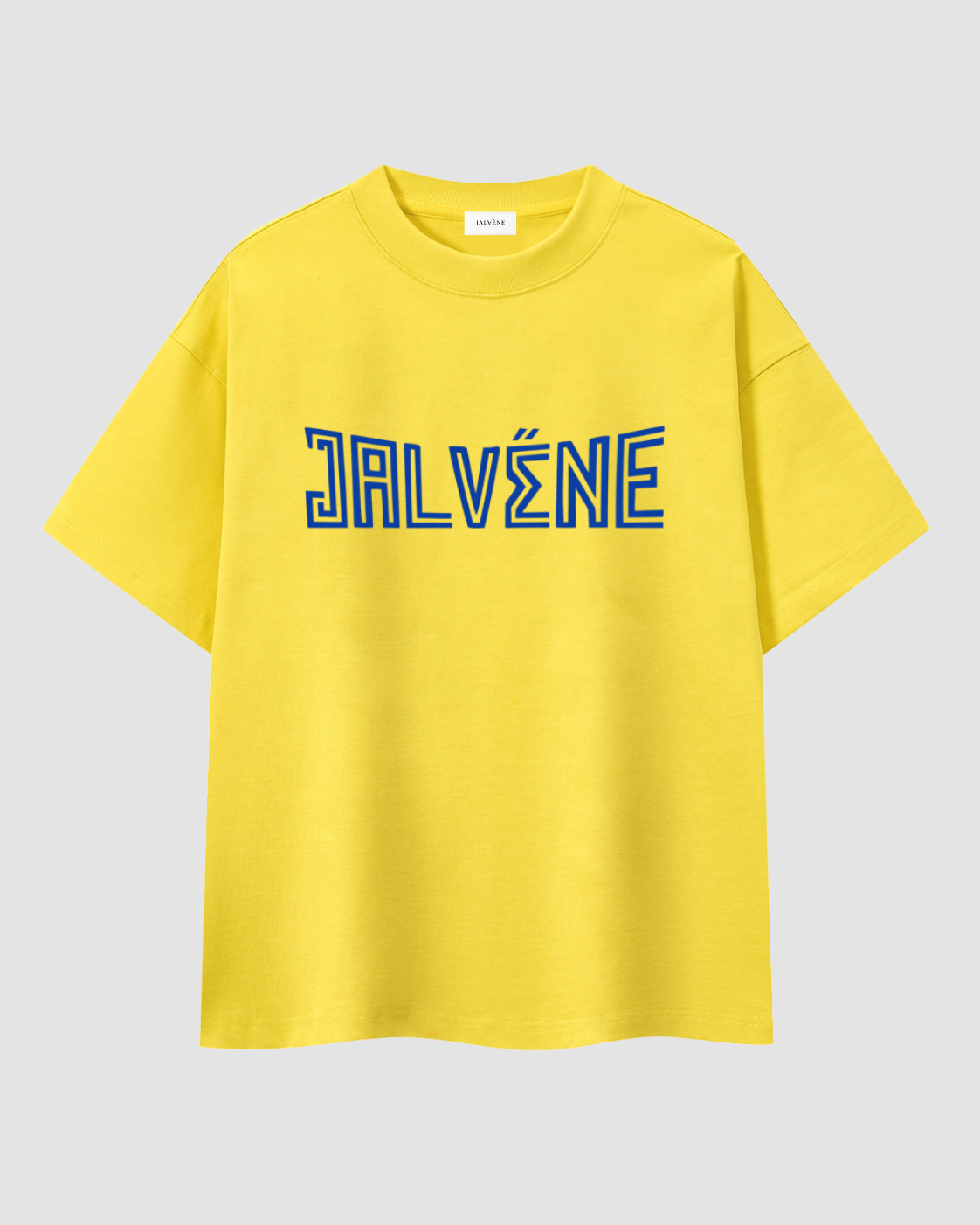MYKONOS — t-shirt oversize architecture grecque JALVÈNE, coloris Jaune Citron