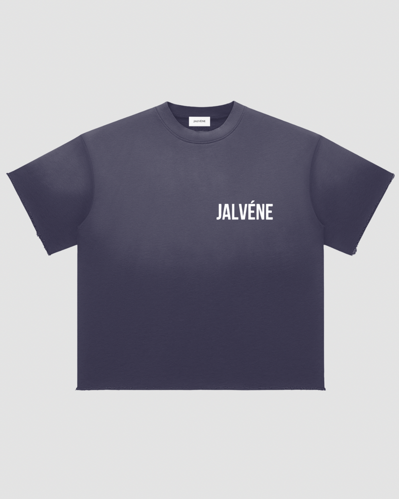L'OMBRE — T-shirt Sun-Fade Raw Edge Oversize