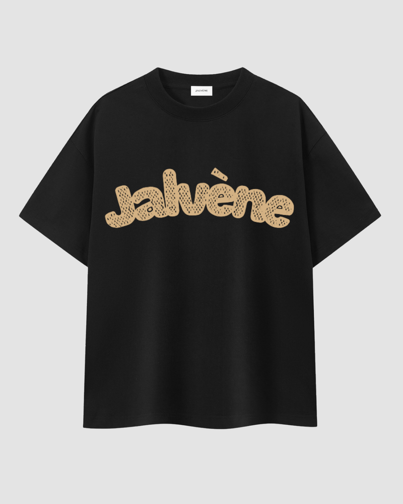 L'INSOUCIANCE — T-shirt Oversize Logo Bubble Crème